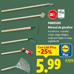 Lidl PARKSIDE Attrezzi da giardino offerta