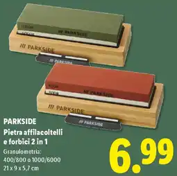 Lidl PARKSIDE Pietra affilacoltelli e forbici 2 in 1 offerta