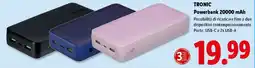 Lidl TRONIC Powerbank 20000 mAh offerta