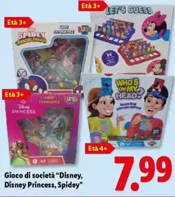 Lidl Gioco di società "Disney, Disney Princess, Spidey" offerta