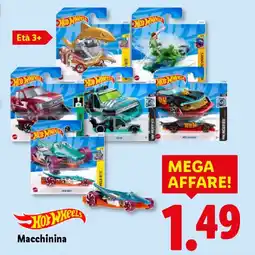Lidl Hot Wheels Macchinina offerta
