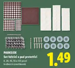 Lidl PARKSIDE Set feltrini o pad protettivi offerta