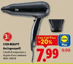 Lidl CIEN BEAUTY Asciugacapelli offerta