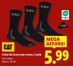 Lidl Calze da lavoro per uomo, 3 paia offerta