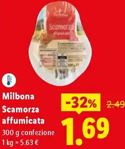 Lidl Milbona Scamorza affumicata offerta
