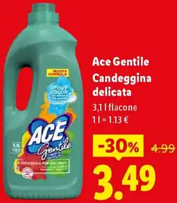 Lidl Ace Gentile Candeggina delicata offerta