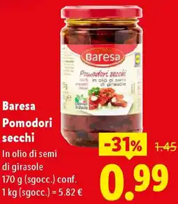 Lidl Baresa Pomodori secchi offerta