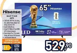 Unieuro Hisense SMART TV OLED 65E7Q offerta