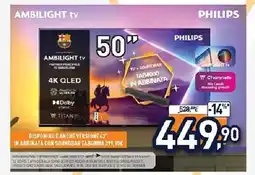 Unieuro Philips ambilight tv offerta