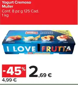 Carrefour Market Yogurt Cremoso Muller offerta