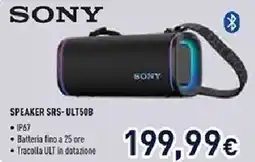 Unieuro SONY SPEAKER SRS-ULT50B offerta