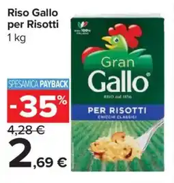 Carrefour Market Riso Gallo per Risotti offerta