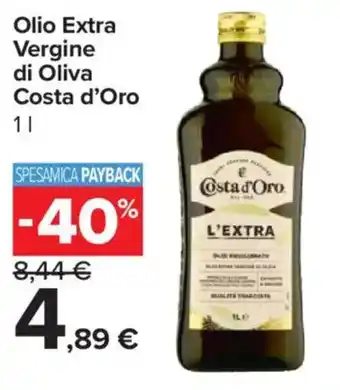 Carrefour Market Olio Extra Vergine di Oliva Costa d'Oro offerta