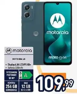 Unieuro motorola MOTO G06 4G offerta