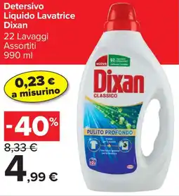 Carrefour Market Detersivo Liquido Lavatrice Dixan offerta