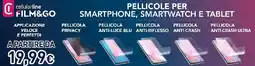 Unieuro Cellularline pellicole per smartphone, smartwatch e tablet offerta