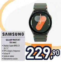 Unieuro Samsung galaxy watch 7 (44 mm) offerta