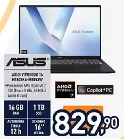 Unieuro ASUS VIVOBOOK 16 M1607KA-MB053W offerta
