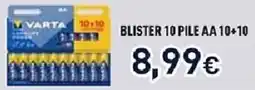Unieuro Blister 10 pile aa 10+10 offerta