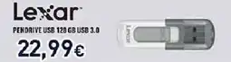 Unieuro Lexar pendrive usb 128GB usb 3.0 offerta