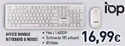 Unieuro Ioplee office bundle keyboard & mouse offerta