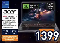 Unieuro GAMING ACER NITRO V 15 (ANV15-52-97GL) offerta
