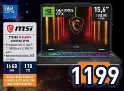 Unieuro msi CYBORG 15 GAMING B2RWEKG-079IT offerta