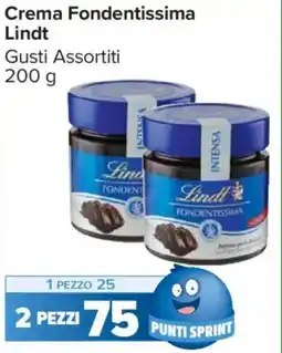 Carrefour Market Crema Fondentissima Lindt offerta