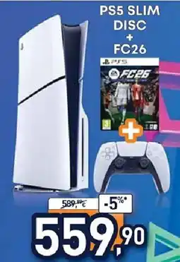 Unieuro PS5 SLIM DISC + FC26 offerta