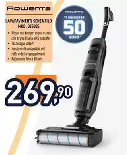 Unieuro Rowenta LAVAPAVIMENTI SENZA FILO MOD. GZ5035 offerta