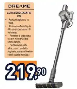 Unieuro Dreame aspiratore senza fili R20 offerta