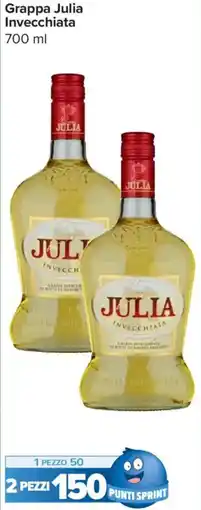 Carrefour Market Grappa Julia Invecchiata offerta