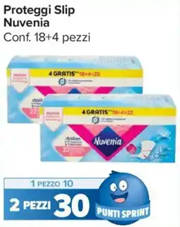 Carrefour Market Proteggi Slip Nuvenia offerta