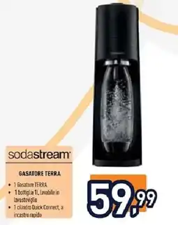 Unieuro Sodastream gasatore terra offerta
