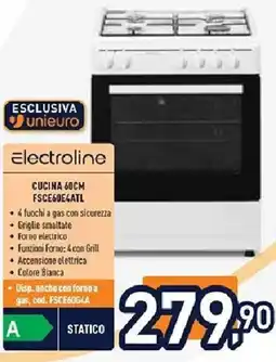 Unieuro Electroline CUCINA 60CM FSCE60E4ATL offerta