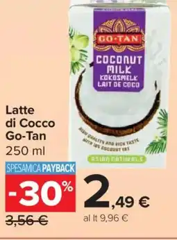 Carrefour Market Latte di Cocco Go-Tan offerta