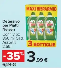 Carrefour Market Detersivo per Piatti Nelsen offerta