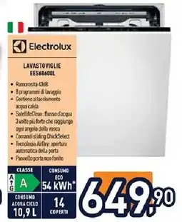 Unieuro Electrolux LAVASTOVIGLIE EES68600L offerta