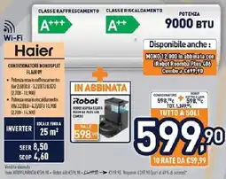 Unieuro Haier condizionatore monosplit flair 09 offerta