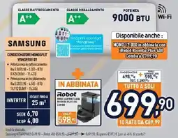 Unieuro Samsung condizionatore monosplit offerta
