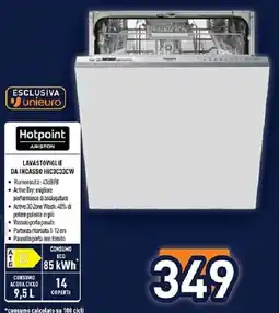 Unieuro Hotpoint ARISTON LAVASTOVIGLIE DA INCASSO HIC3C33CW offerta