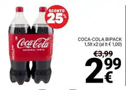 Supermercati Gulliver Coca-cola bipack offerta