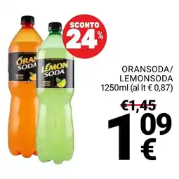 Supermercati Gulliver Oransoda/ lemonsoda offerta