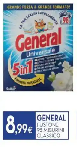 Proshop General fustone 98 misurini classico offerta