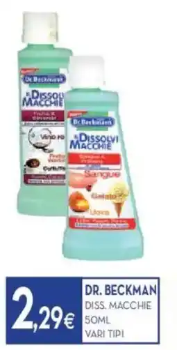 Proshop Dr. beckman diss. macchie offerta