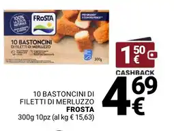 Supermercati Gulliver 10 bastoncini di filetti di merluzzo FROSTA offerta