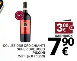 Supermercati Gulliver Collezione oro chianti superiore docg PICCINI offerta