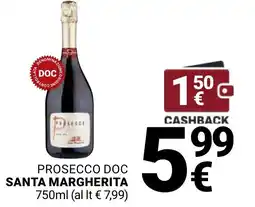 Supermercati Gulliver Prosecco doc SANTA MARGHERITA offerta