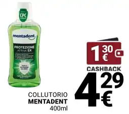 Supermercati Gulliver Collutorio MENTADENT offerta