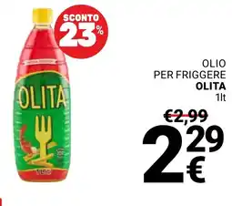 Supermercati Gulliver Olio per friggere OLITA offerta